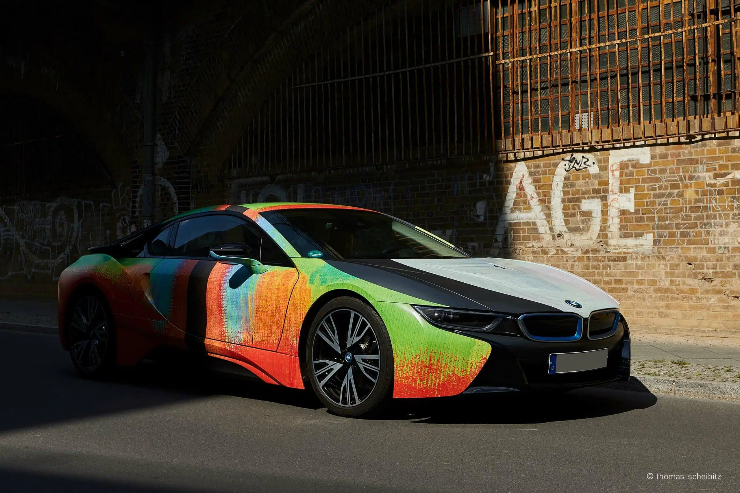 Beklebter BMW mit Branding-Folierung von Pat & Patachon